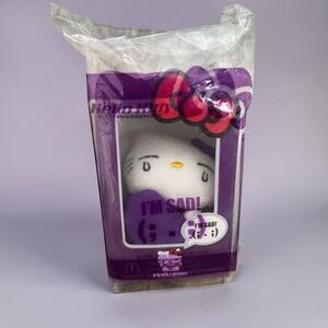 HELLO KITTY McDonalds Plush Charm Kitty@Messenger Series 2008 NWT I'M SAD!